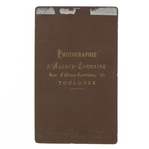 Carte de Visite Fotografo F.Massip