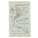 Carte de Visite Fotografo F.Maillard
