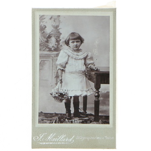 Carte de Visite Fotografo F.Maillard