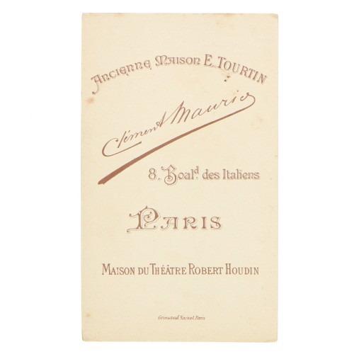 Carte de Visite Fotografo Clement Maurice