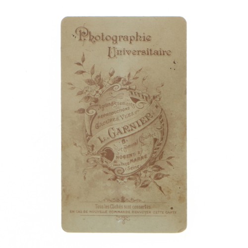 Carte de Visite Fotografo Photographie Universitaire
