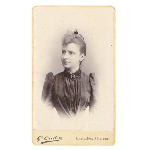 Carte de Visite Fotografo G.Ouviere