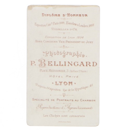 Carte de Visite Fotografo Bellingard