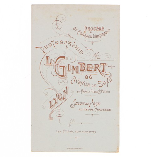 Carte de Visite Fotografo L.Gimbert