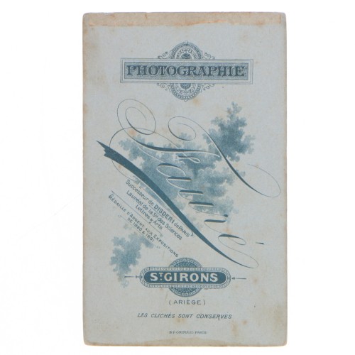 Carte de Visite Fotografo Faure