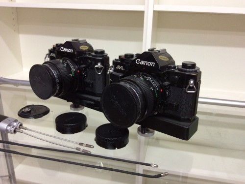 Appareils photo Canon 1 avec support stéréo