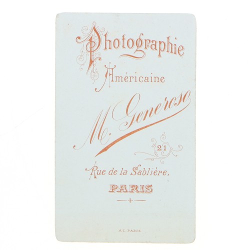 Carte de Visite Fotografo M.Generoso