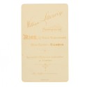 Carte de Visite Fotografo William Lacroix