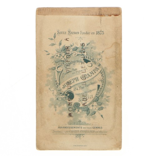 Carte de Visite Fotografo Joseph Grampa