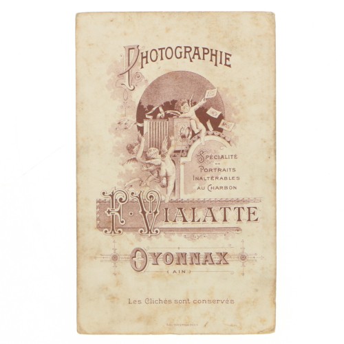 Carte de Visite Fotografo F.Vialatte