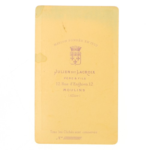Carte de Visite Fotografo Julien Lacroix