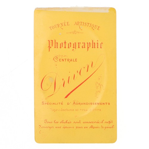 Carte de Visite Fotografo J.Drivon