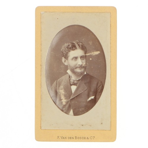 Carte de Visite Fotografo F.Van Den Bosch