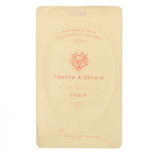 Carte de Visite Fotografo Graffe & Vathis