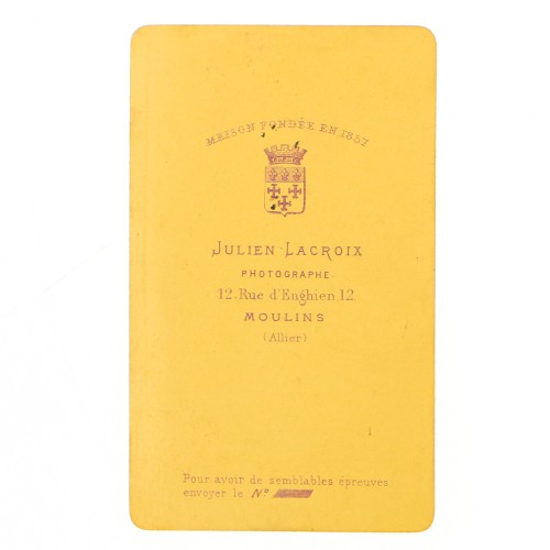 Carte de Visite Fotografo Julien Lacroix