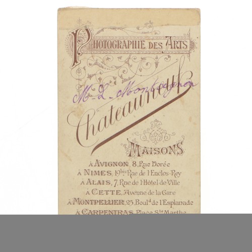 Carte de Visite Fotografo Chateauneuf