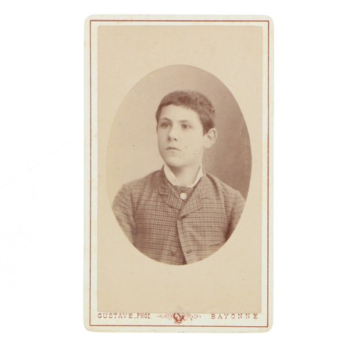 Carte de Visite Fotografo Gustave