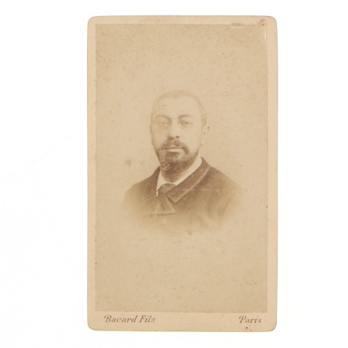 Carte de Visite Fotografo Bacard Fils