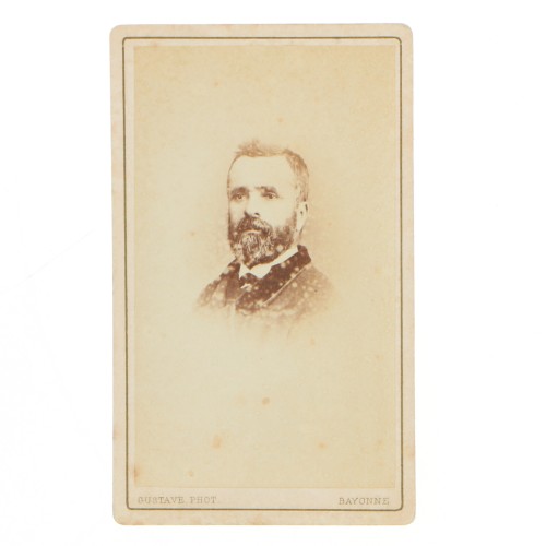 Carte de Visite Fotografo Gustave