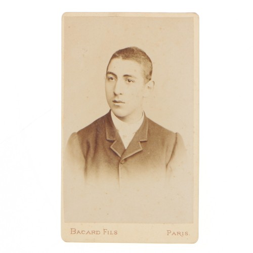 Carte de Visite Fotografo Bacard Fils