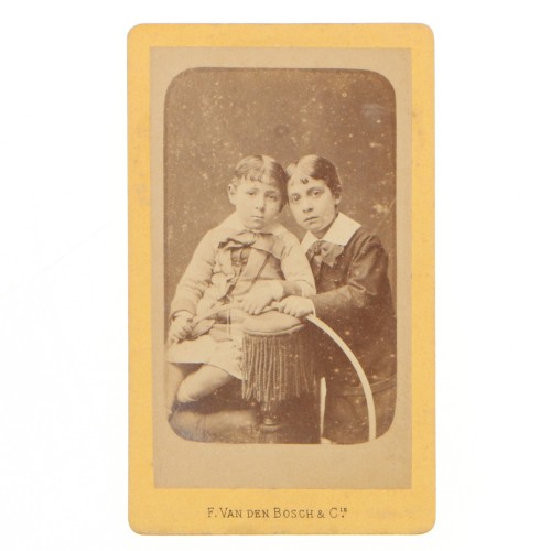 Carte de Visite Fotografo F. Van den Bosch & Cie