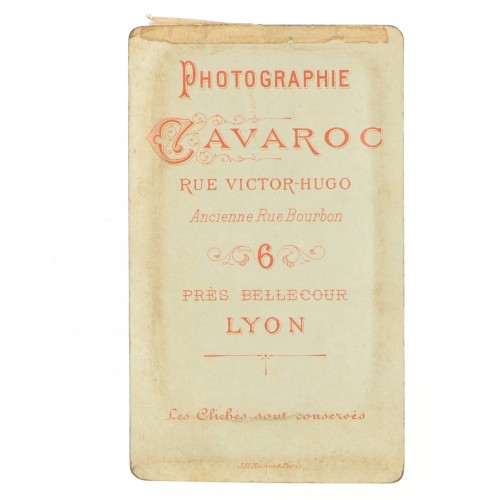 Carte de Visite Fotografo Cavaroc