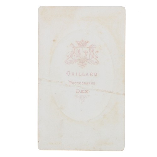 Carte de Visite Fotografo Gaillard