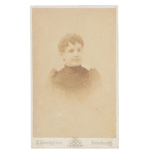 Carte de Visite Fotografo S.Gerschel Aine