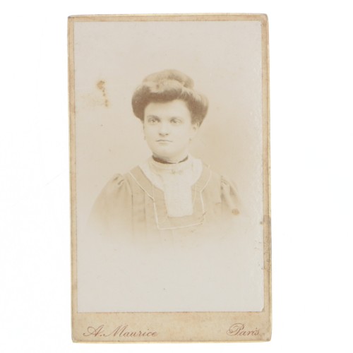 Carte de Visite Fotografo A.Maurice