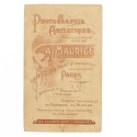 Carte de Visite Fotografo A.Maurice