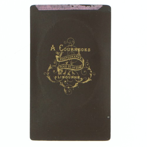 Carte de Visite Fotografo A.Courreges