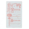 Carte de Visite Fotografo Faure