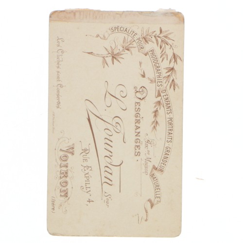 Carte de Visite Fotografo L.Jourdan