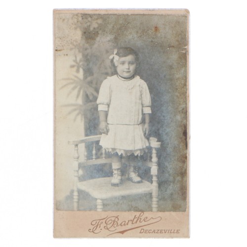 Carte de Visite Fotografo F.Barthe