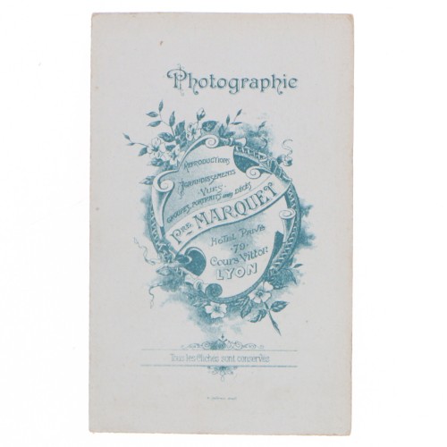 Carte de Visite Fotografo Marquet