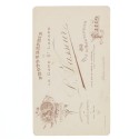Carte de Visite Fotografo L.Vasseur