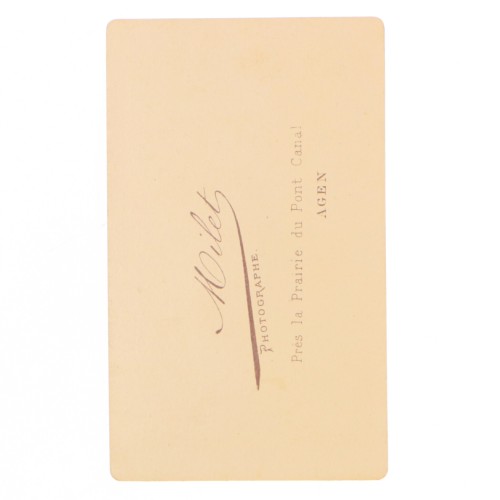 Carte de Visite Fotografo Milet