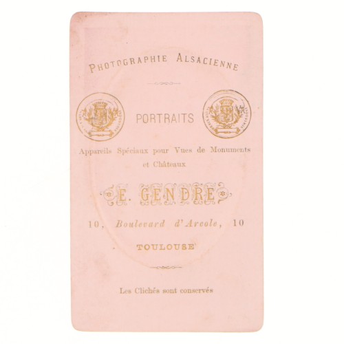 Carte de Visite Fotografo Gendre