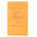 Carte de Visite Fotografo Touzery