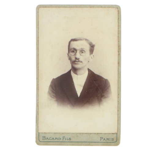 Carte de Visite Fotografo Bacard Fils
