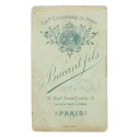 Carte de Visite Fotografo Bacard Fils