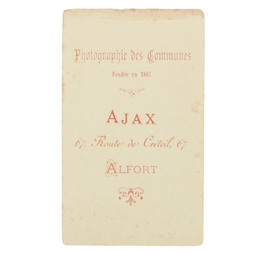 Carte de Visite Fotografo Ajax x2