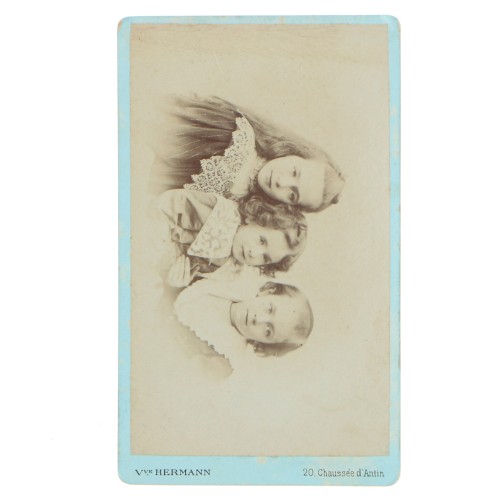 Carte de Visite Fotografo V.Hermann