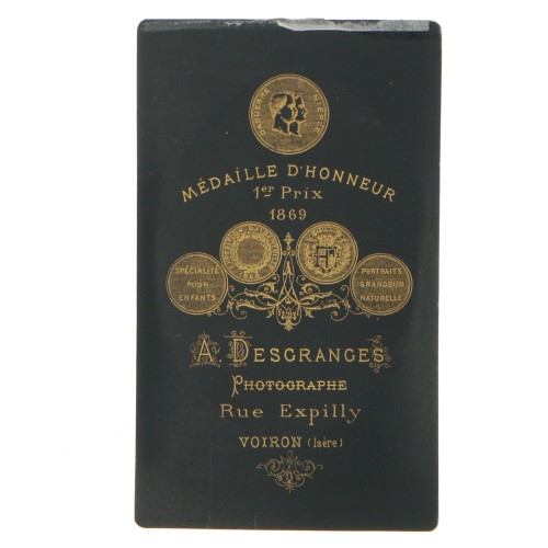 Carte de Visite Fotografo A.Desgranges