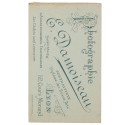 Carte de Visite Fotografo E.Damoiseau