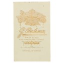 Carte de Visite Fotografo G.Pradeaux