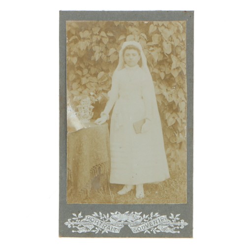 Carte de Visite Fotografo Portrait Souvenir x2