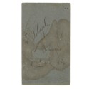 Carte de Visite Fotografo Portrait Souvenir x2