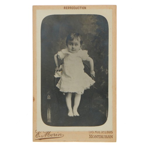 Carte de Visite Fotografo E.Morin