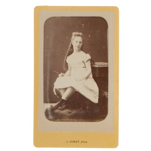 Carte de Visite Fotografo L.Girot